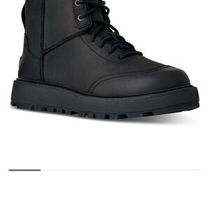 UGG Men's Black Leather Boots size 9 BNWT